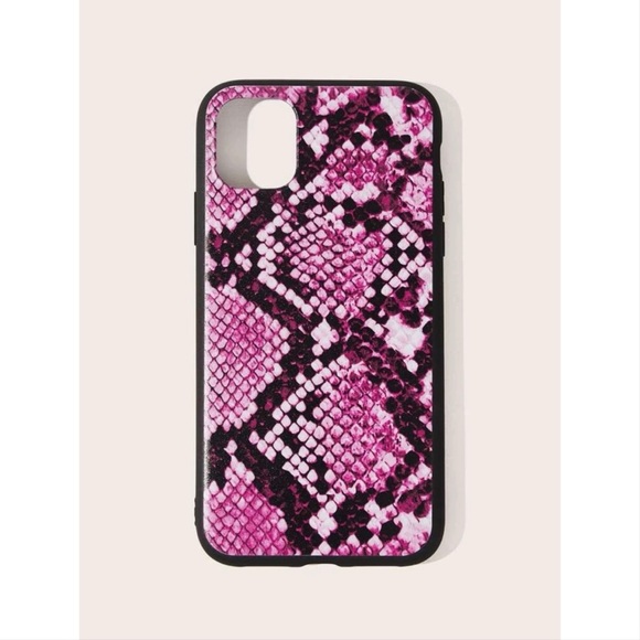 Pink Snakeskin Print iPhone 11 Pro Max Case 💖 - Picture 3 of 17